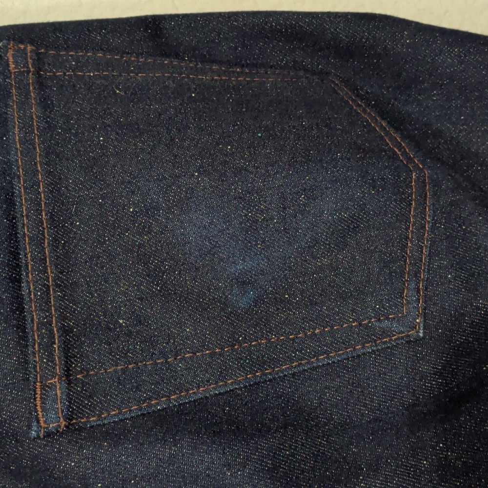 Naked & Famous Weird Guy Wool Blend Moss Selvedge - Picture 7 of 12